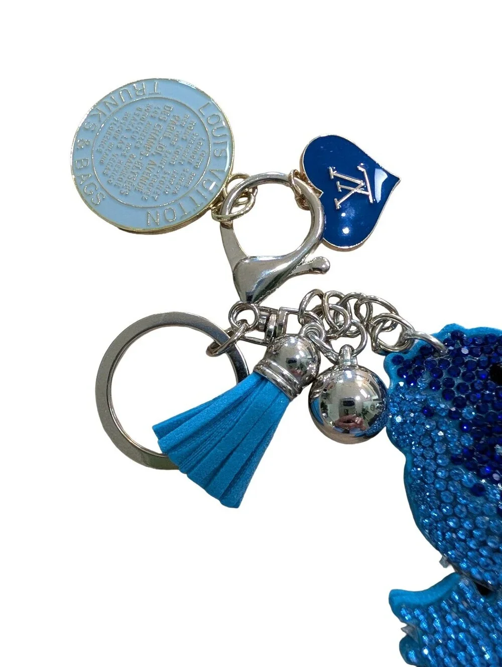 Louis Vuitton Trunks & Bags Charm 35mm (1) & (1) Louis Vuitton Heart Charm